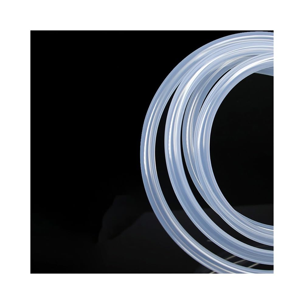 Manguera De Silicona Transparente De Calidad Alimentaria, Tubo Flexible De Goma Suave De 0,5-10mm For Línea De Agua De Bebidas Y Accesorios For El Hogar, 1M/10M, 1 Ud.(10 meters,ID 4mm x OD 8mm)