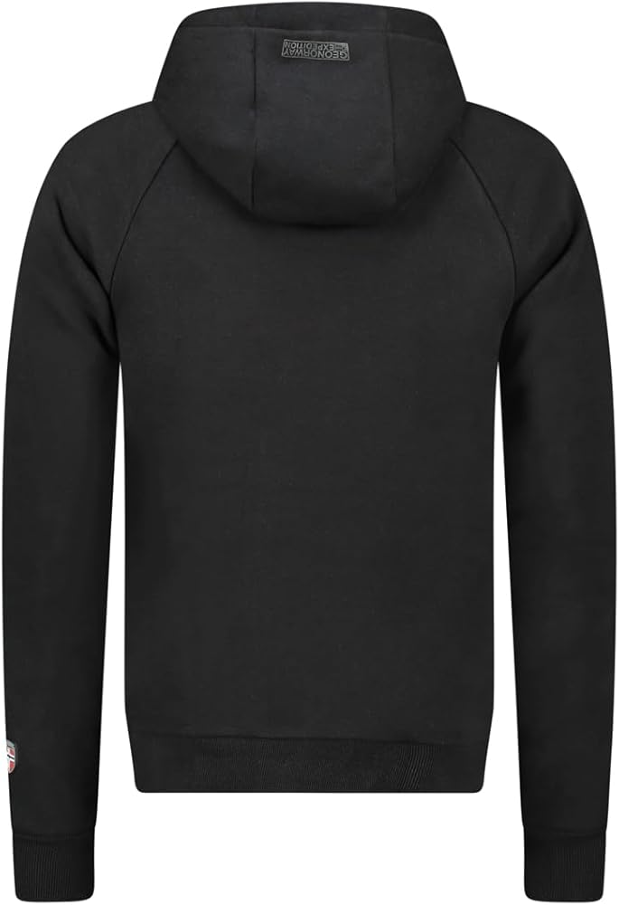 Geographical Norway - Felpa con Cappuccio Uomo a Maniche Lunghe Modello GARICE - Colore Grigio Melange Taglia M, grigio melange, M