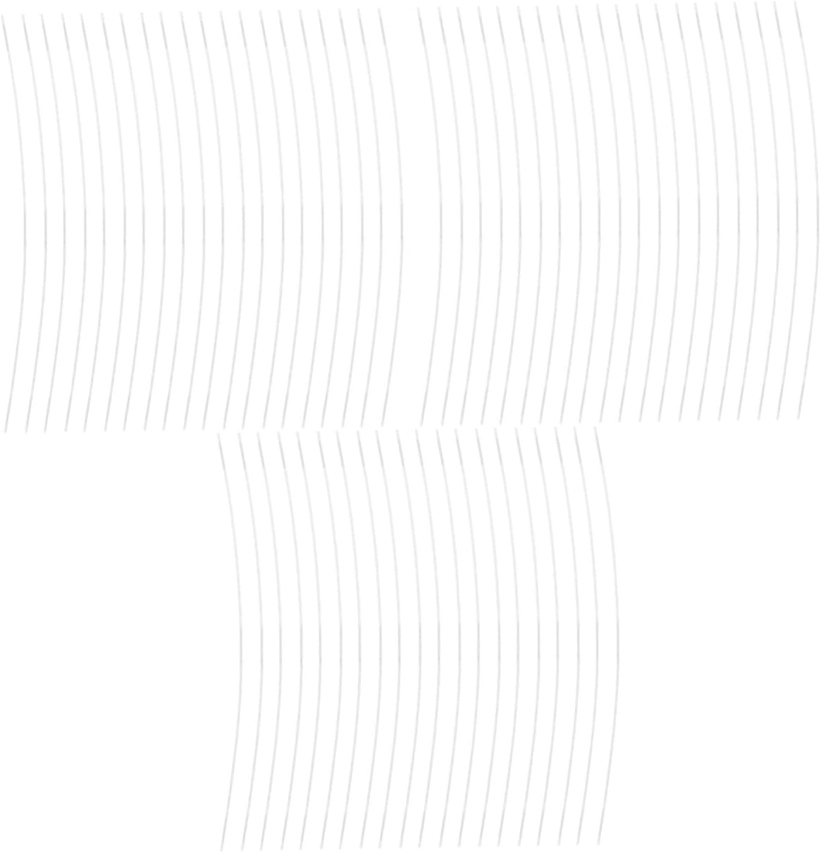 Uonlytech 60pcs Binding Glue Strips for Craft and Book Binding Multi-use Hot Melt Adhesive Strips Safe Material for Document and Album Assembly