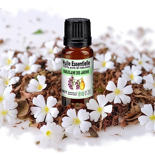 la Vie en Zen - Huile Essentielle Marjolaine à coquille 10 ml (aussi nommée marjolaine des jardins) - Conforme HECT Chémotypée 100% pure et naturelle - Marque Francaise de qualité