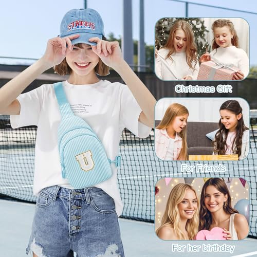 Image of Viverte Gifts for 8 9 10 11 12 Year Old Girls Sling Bag Crossbody Bags Fanny Pack for Teen Girls Personalized Gifts for Women