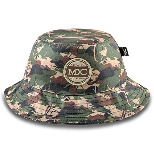 Chapéu Bucket Hat MXC BRASIL Mouse Rato Camuflado Camo Tamanho:Único;Cor:Verde