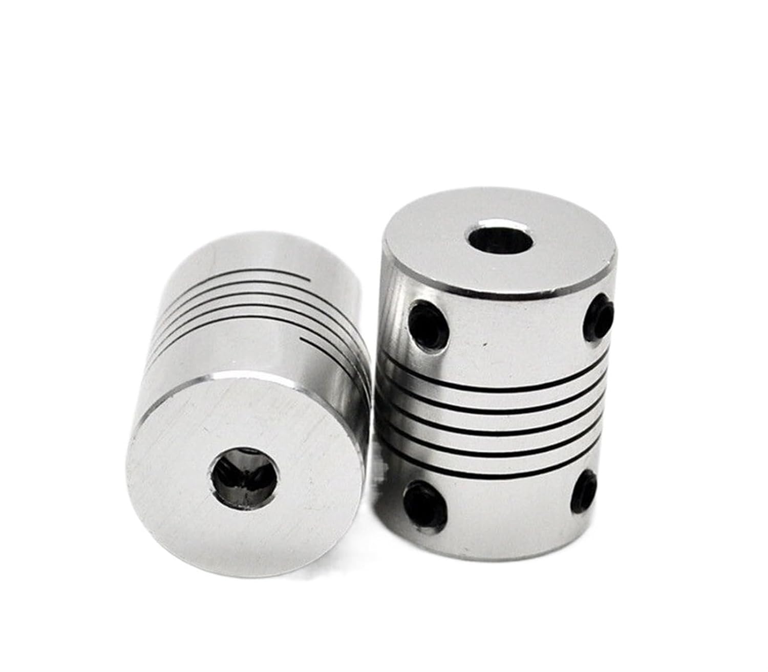 Rigid Coupling,Stainless Steel Rigid Coupling 1pcs D19L25 Aluminium CNC Motor Shaft Coupler Flexible Coupling(5x5)
