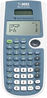 TI-30XS MultiView School Calculator (up to 4 Lines Solar and Battery Operated)