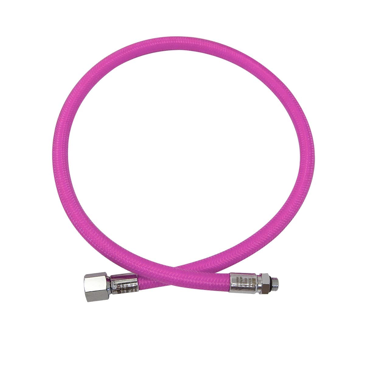 XS Scuba Miflex Low Pressure Braided Hoses - Pink, 30" — image 1