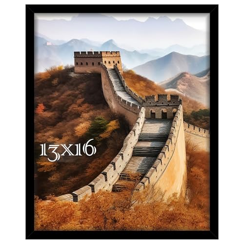 Picrit 13x16 Picture Frame Photo Frame for Wall Mounting Display Black