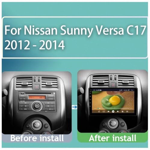 Carplay inalámbrico y Android Auto 4G+64G para Nissan Sunny 2012 2