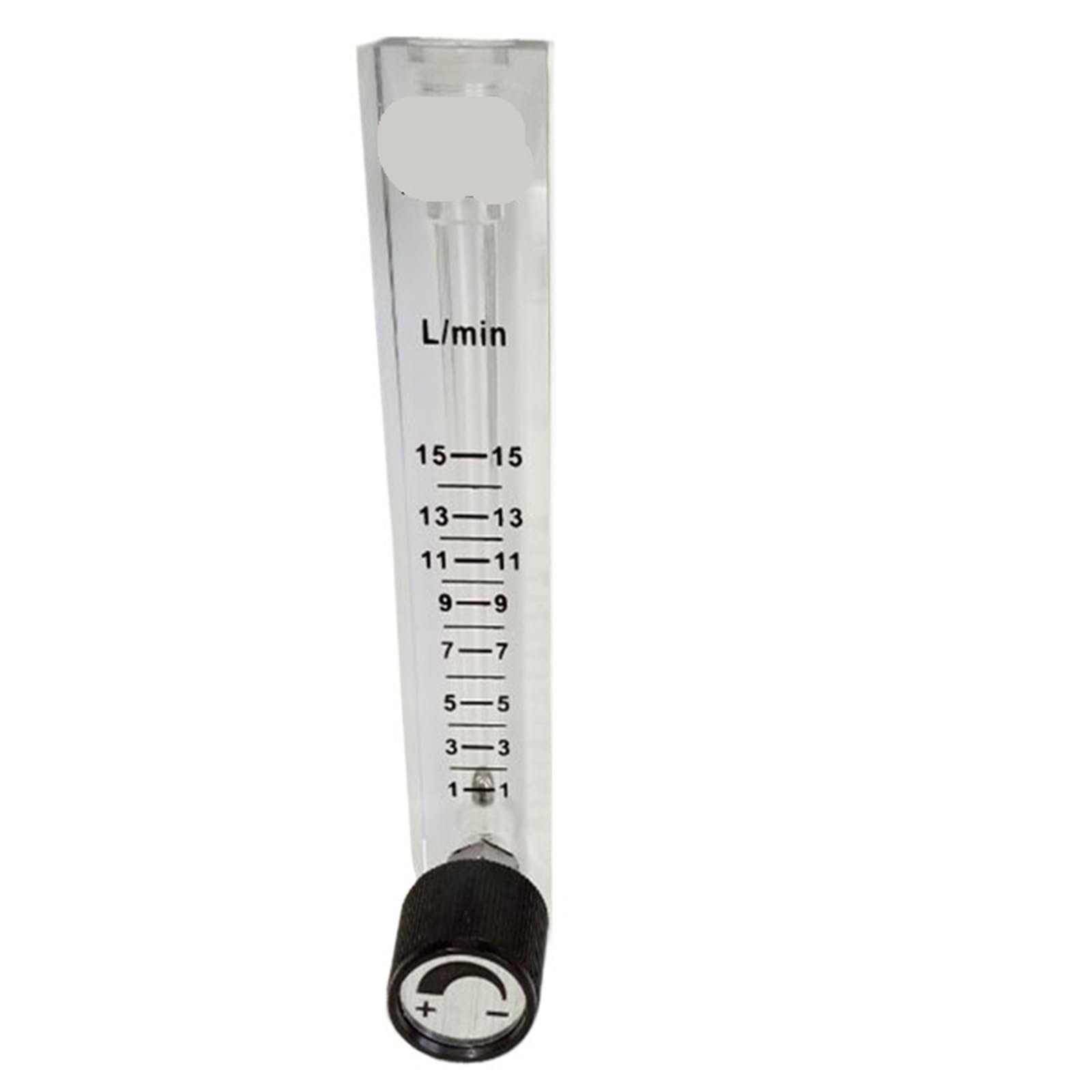 1-5 l/min, 0-10 l/min, 1-15 l/min, przepływomierz powietrza, wskaźnik przepływu gazu z zaworem sterującym do przepływu koncentratora tlenu, regulowany (1-15 lpm)