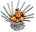 Visol Products Heliot Stainless Steel Modern Fruit Bowl