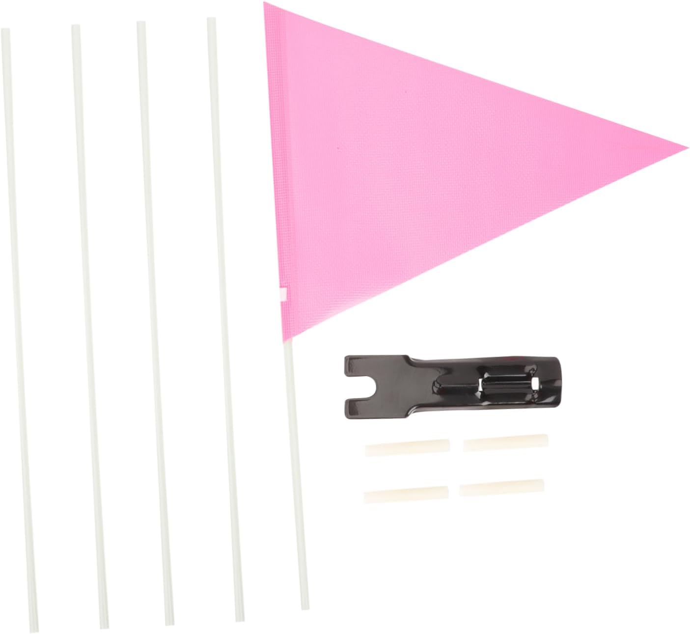 Adjustable Multi-function Safety Flag with Pole for Bikes Reflective Warning Flag for Seniors Easy Installation and Durable Design