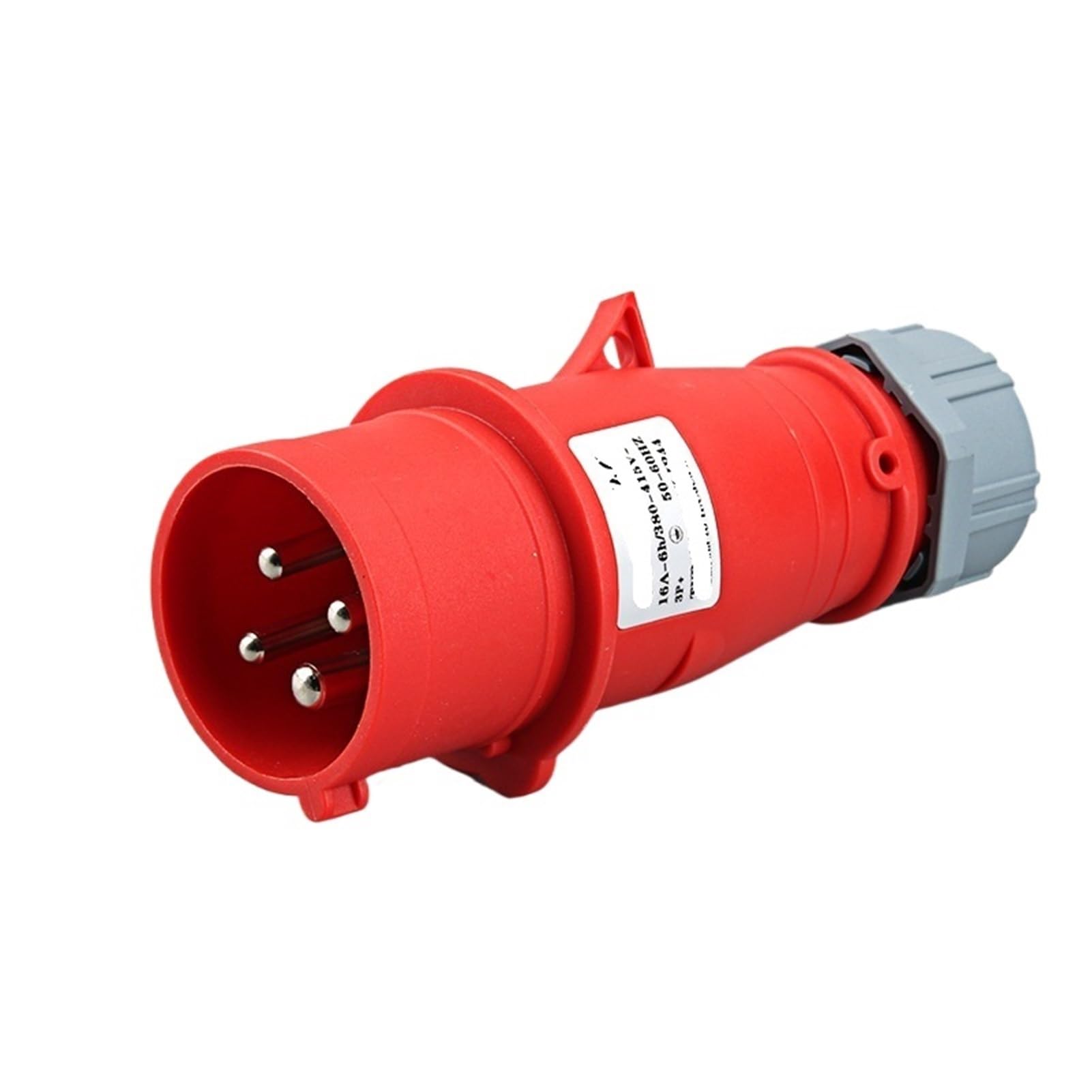 Conector de Enchufe Industrial Resistente al Agua IP44 Integrado, zócalo aviación no a Prueba explosiones 3 núcleos 4/5 16A32A(4-pin16Aplug)