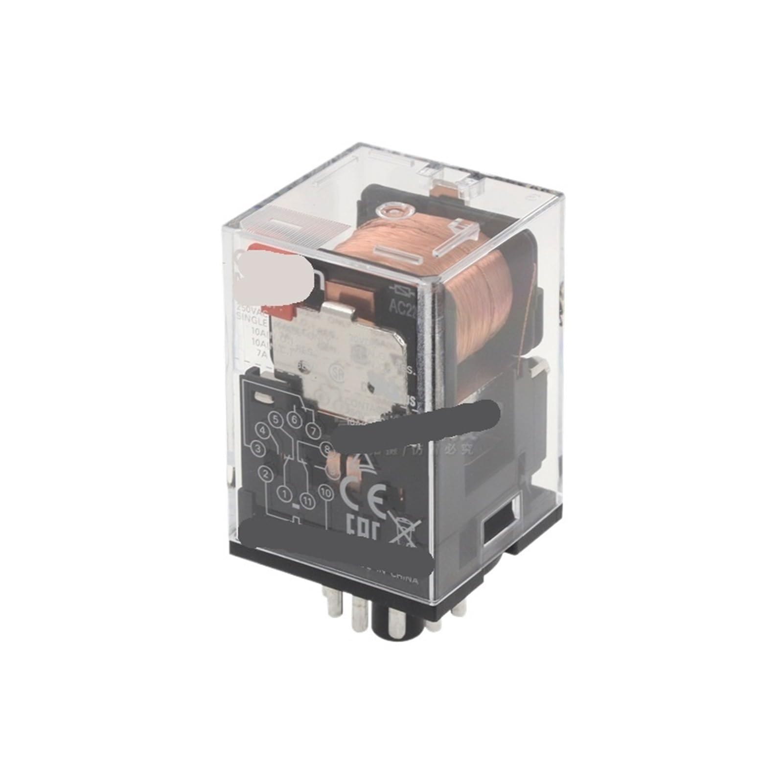 Relais MKS3P-AC220V 10A 250VAC pour automatisme industriel
