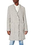 Pinko; chaqueta; tweed Pinko Bieco Gabardina, Zz1_Blanco/Negro, 40 para Mujer