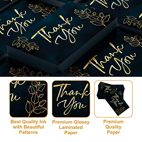 Image of Clickedin - 50 Pieces Thank You Greeting Cards and Tags for Gift or Order Packaging