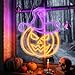Halloween Pumpkin Neon Sign, Orange Purple Wizard Hat Pumpkin Neon Light Up Sign for Halloween Party Decorations, Dimmable Neon Pumpkin Led Sign for Wall Decor Trick or Treat Spooky Party Backdrop
