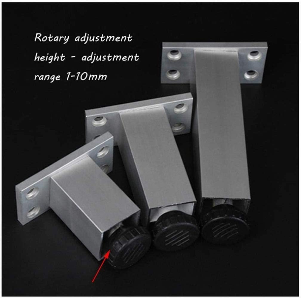 Table Legs Furniture Cabinet Legs, Cabinet Legs, Bathroom Cabinet Legs, Adjustable Support Legs, Wooden Bed Beams, Reinforced Bed Legs (Size : 12cm/4.8in)