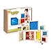 Guidecraft Treasure Blocks - Primary: Smooth Wooden Observation Stacking Blocks with Transparent Windows, Educational Toy for Kids