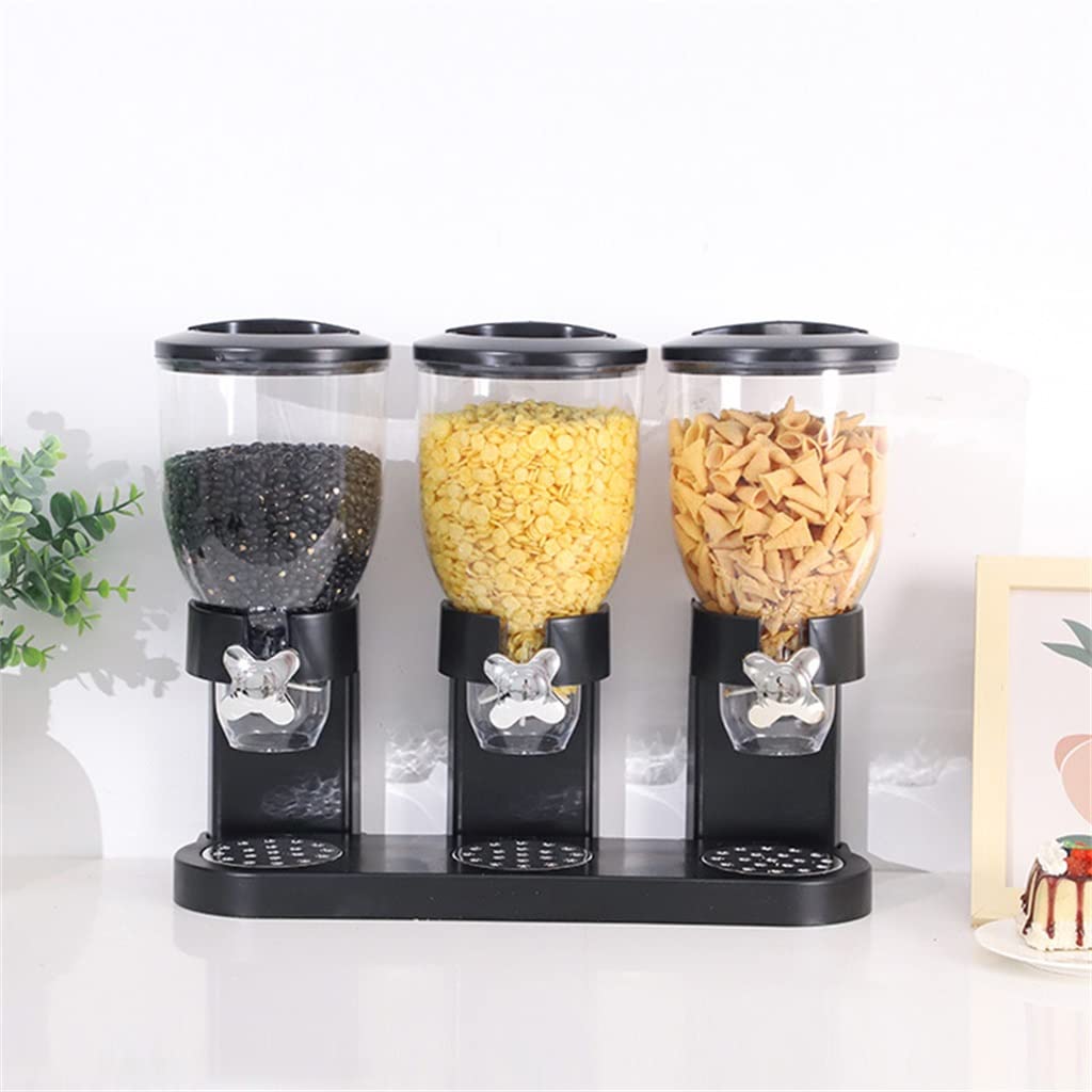 Müsli-Spender mit Reis- und Haferflocken-Vorratsbehältern für Zuhause, Frühstück, Snacks
