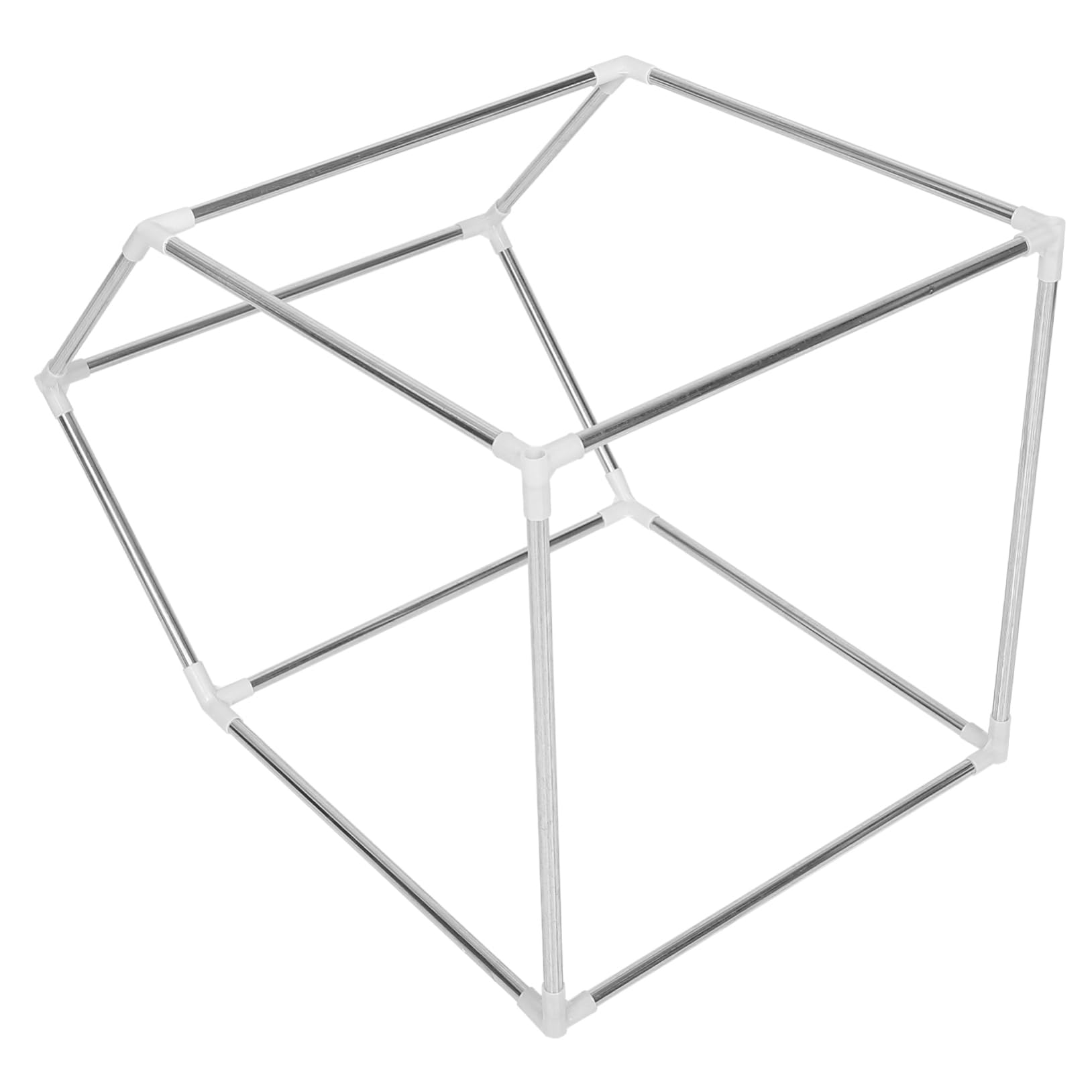 ifundom Metal Playhouse Structure Frame Boys and Girls Tent Frame Safe Rounded Edges Easy to Assemble