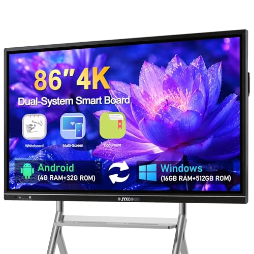 86-Inch 4K UHD Interactive Touch Whiteboard