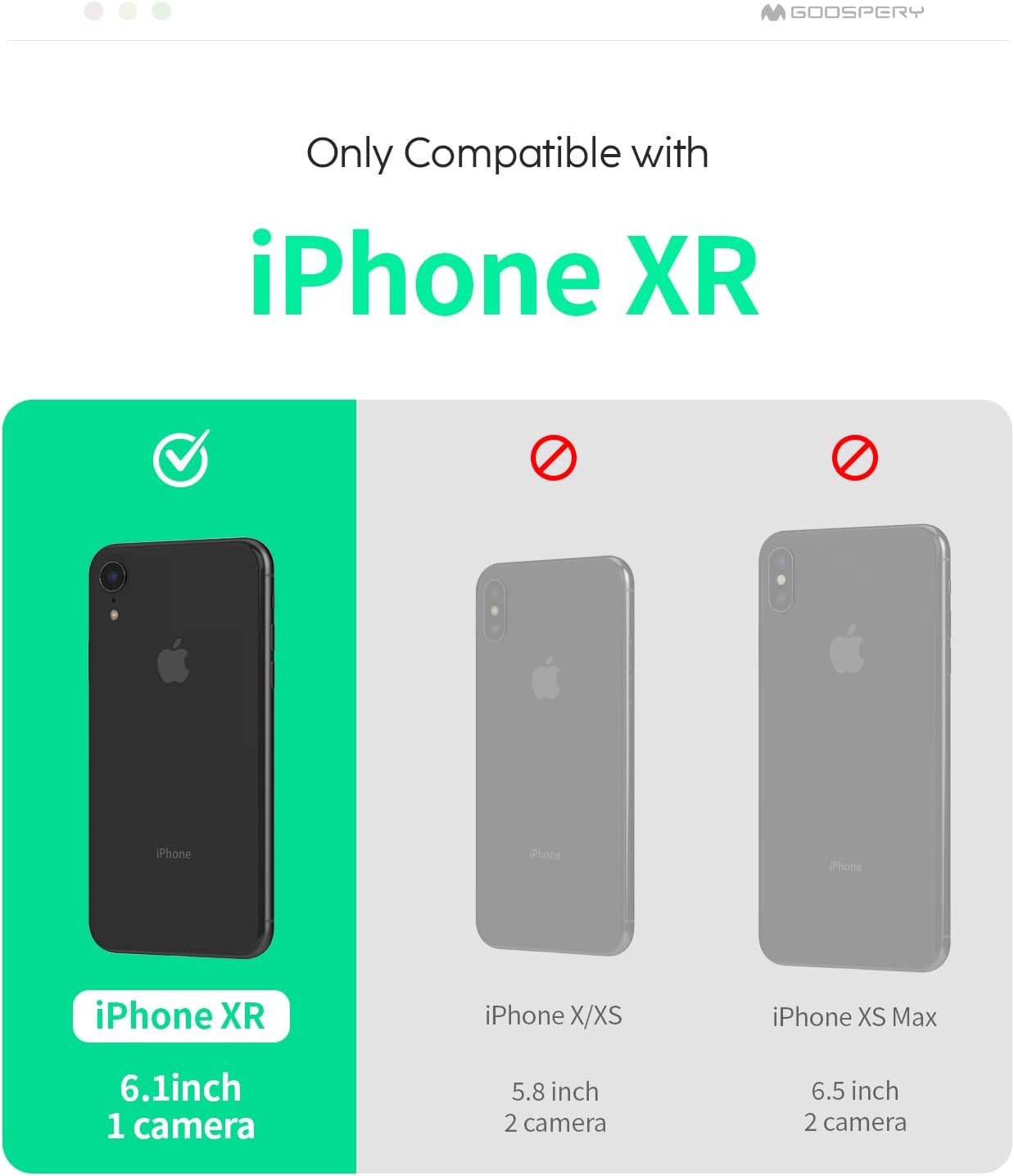 GOOSPERY Magnetic Door Bumper Compatible with iPhone XR, Card Holder Wallet Easy Magnet Auto Closing Protective Dual Layer Sturdy Phone Back Cover - Lilac Purple - Image 6