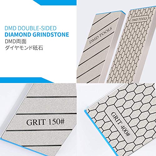 | Dmd Double-Sided Diamond Sharpening Stone | Delux Diamond Whetstone | Professional Bench Stone | Knife Chisel Honing Stone| 10 Inch | (150/400#) | Durable Quality And Exquisite Design #TOP1