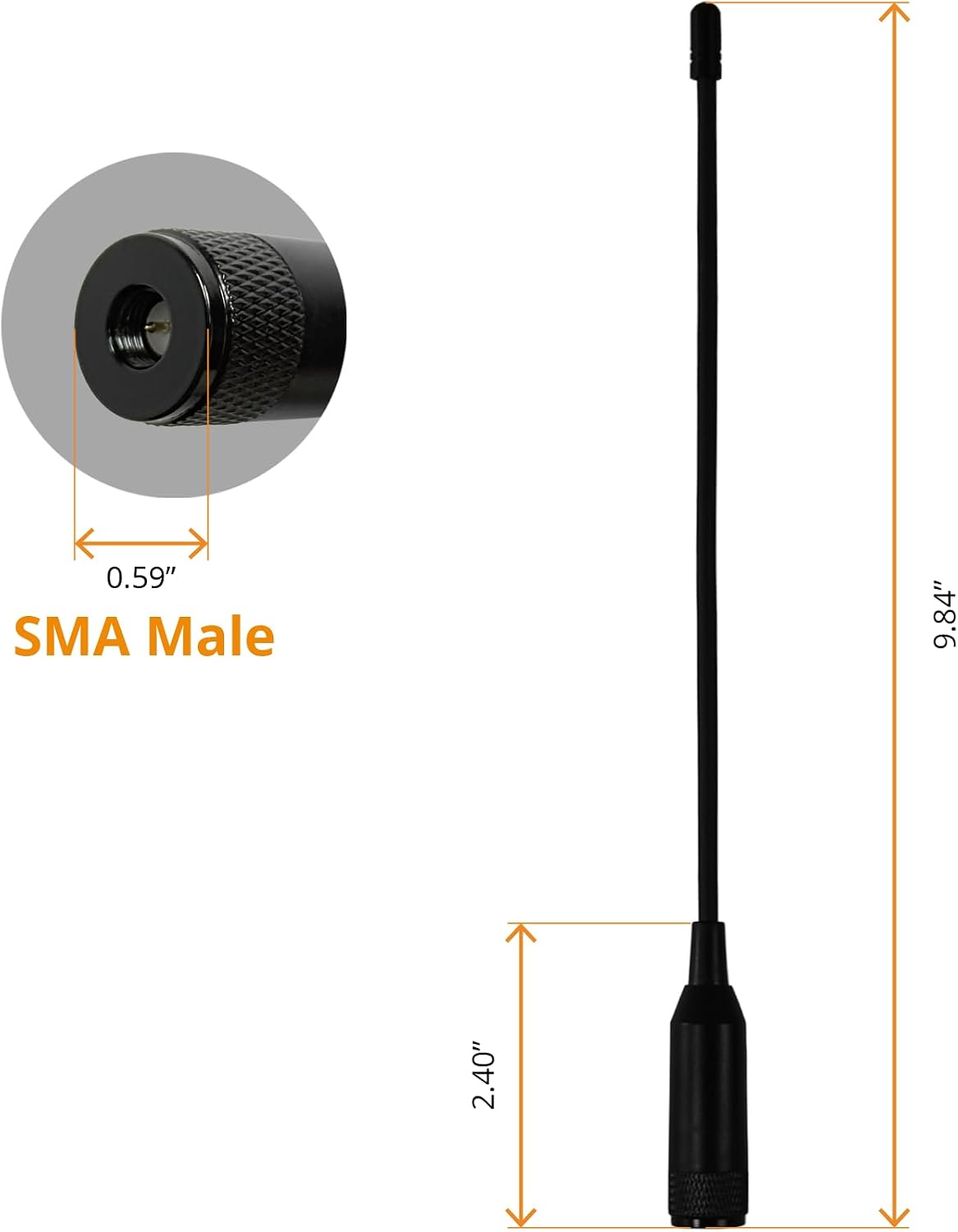 Spartan Camera Flex Bear Resistant Antenna for Cellular Trail Cameras Compatible with GoLive, GoLive 2, GoLive 3 & GoCam (1)