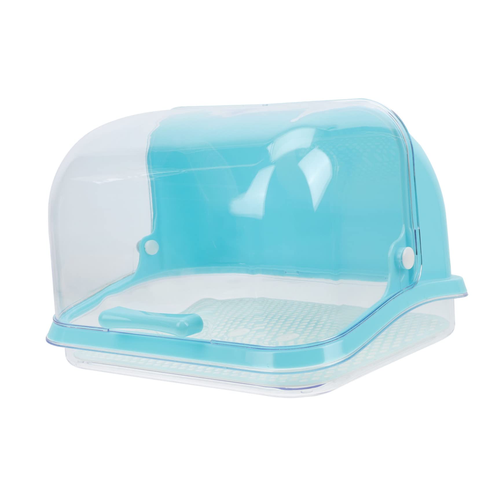 Aufbewahrungsbox für Babygeschirr aus Pp in Blau für Küche | Trockenbox, für Becher und Schnuller, Kinderzimmer Organizer als Geschenk zur Babyparty