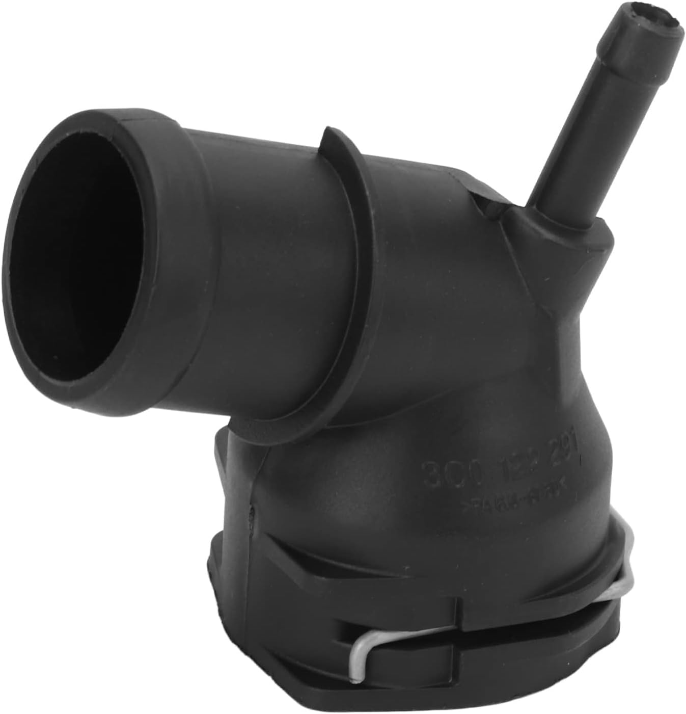 Aramox Coolant Flange, Radiator Coolant Hose Connector 3C0122291 Aluminum Replacement for Seat ALTEA