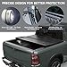 AUTOSAVER88 FRP Hard Tri-fold Truck Bed Tonneau Cover Fits for Toyota Tacoma 2024 2025 5ft Bed (Excl. Trail Edition) with Deck Rail System