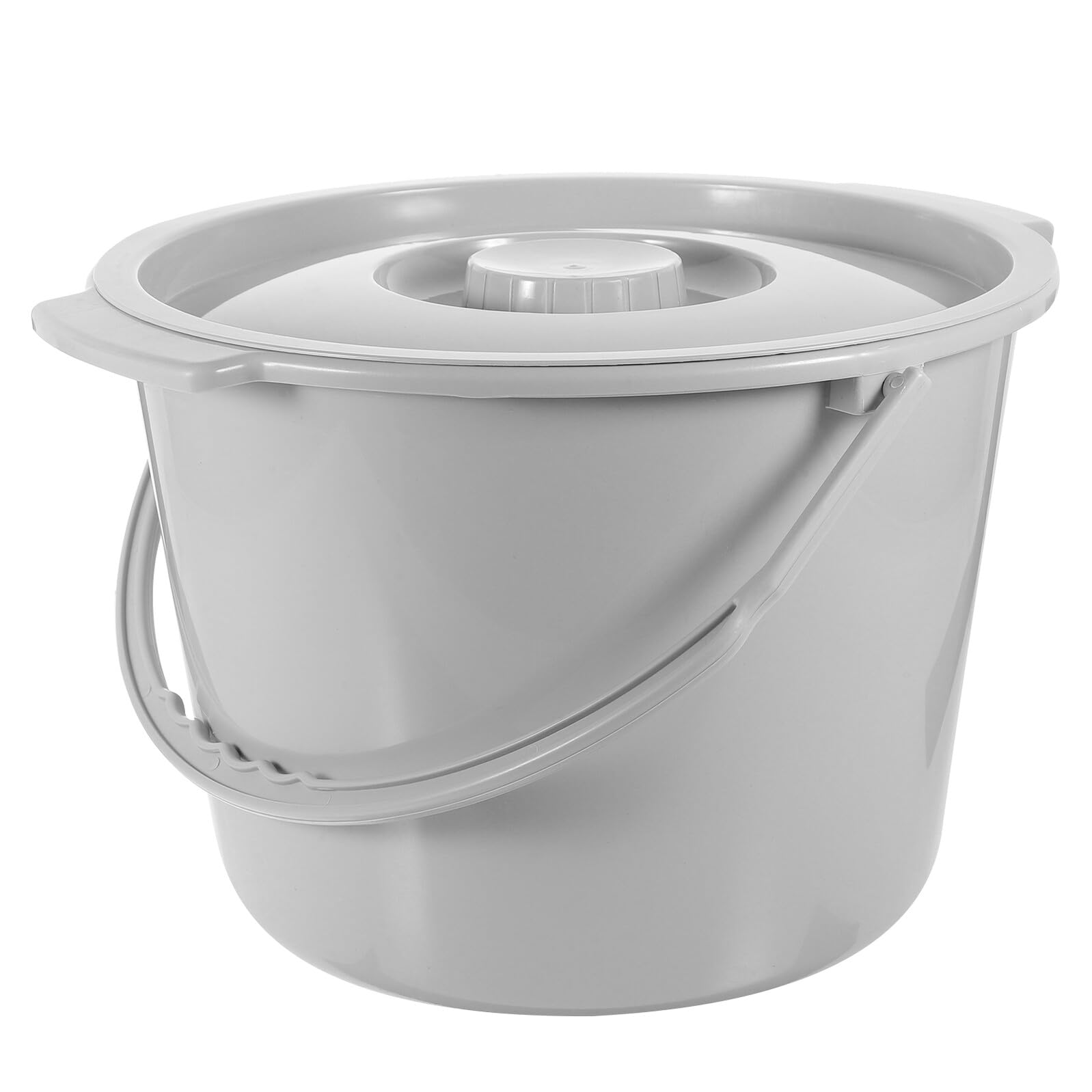 ARTIBETTER Toilette Portatile per Adulti Coperchio, Vaso di Plastica Antischizzi e Base Stabile, Vaso da Notte Domestico Leggero e Facile da Trasportare per Campeggio ed Emergenze