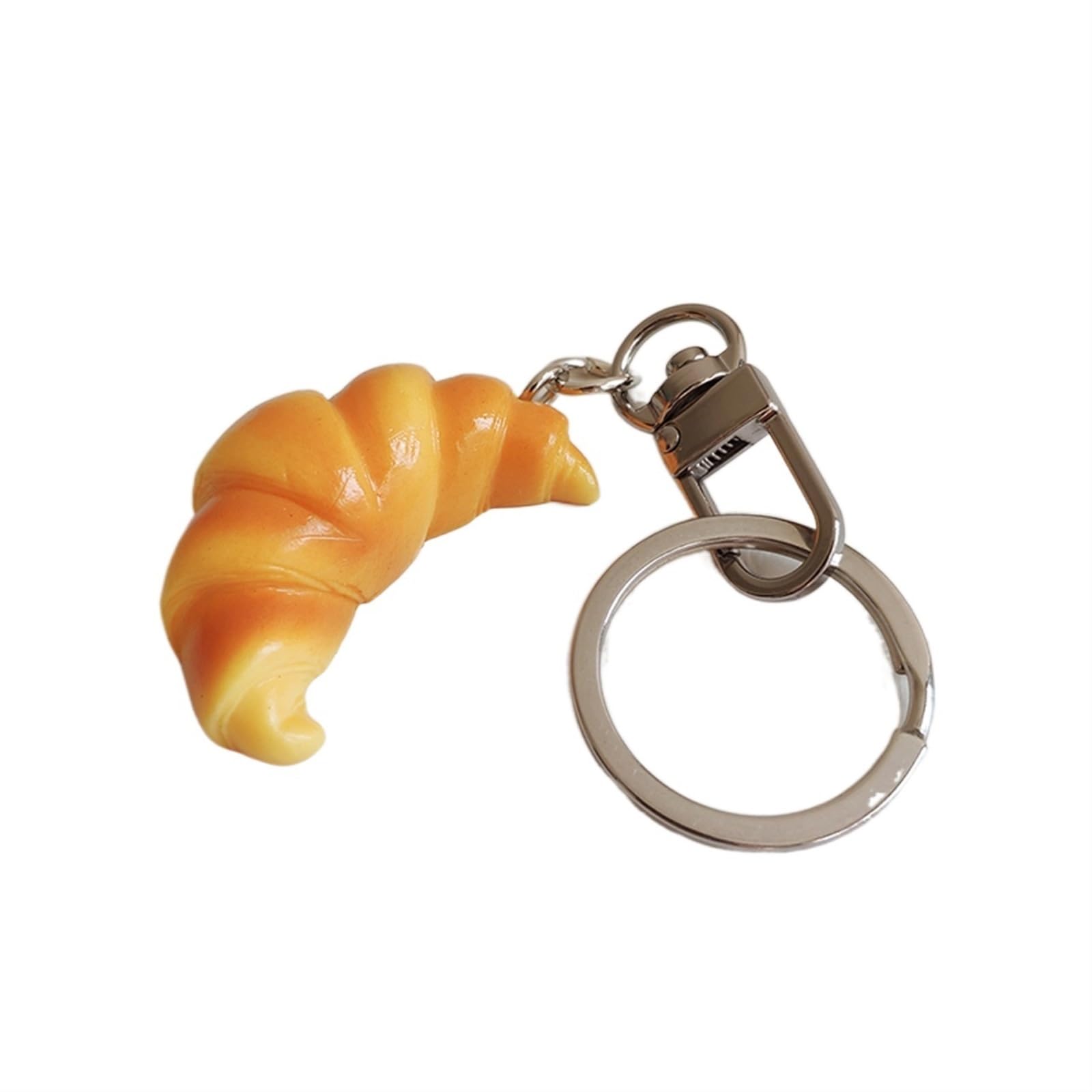 Amazon.co.jp: AVLUZ 面白いクロワッサンキーホルダー、クリエイティブ