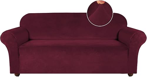 Miniatura 15 de Turquoize Funda elástica de terciopelo para silla, fundas para sofá, funda para silla de sala de estar, funda para sillón con brazos, funda para