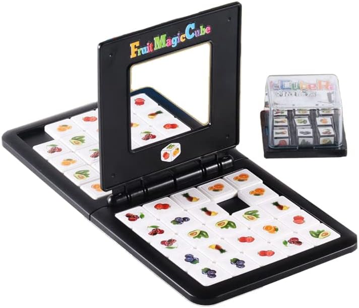 Shake & Slide Block Game Shape Matching Intelligence Board Game for Family Game Nights, Fruit