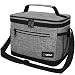 OPUX Premium Lunch Box, Insulated Lunch Bag for Men Women Adult | Durable School Lunch Pail for Boys, Girls, Kids | Soft Leakproof Medium Lunch Cooler Tote for Work Office | Fits 8 Cans (Heather Grey)