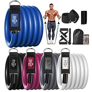 COROFEI Resistance Bands for Working Out，Heavy Exercise Bands ，Resistance Band with Handles for for Men Women，Upgraded Resistance Bands Set for Home ，Yoga,Physical Therapy ，Gym