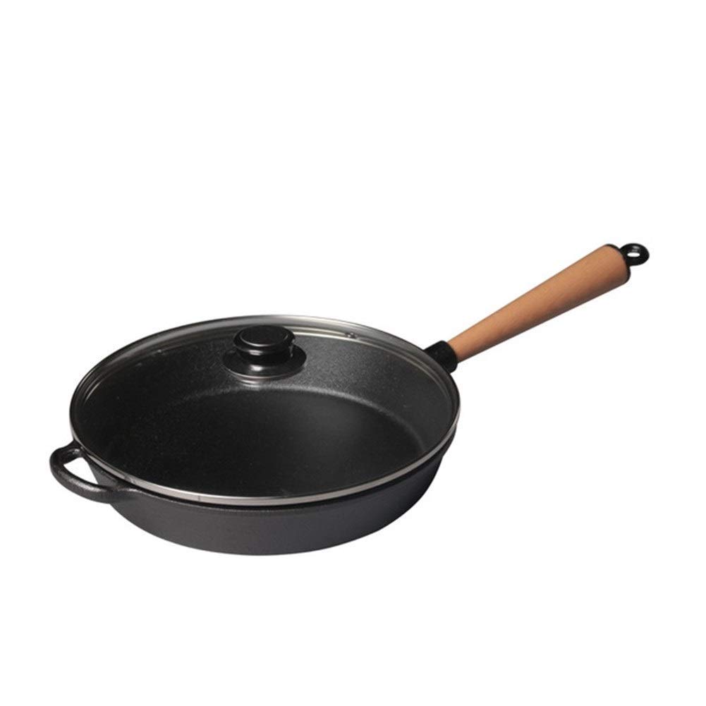 Poêle à frire pot de steak en fonte 26cm antiadhésif naturel sans produit chimique
