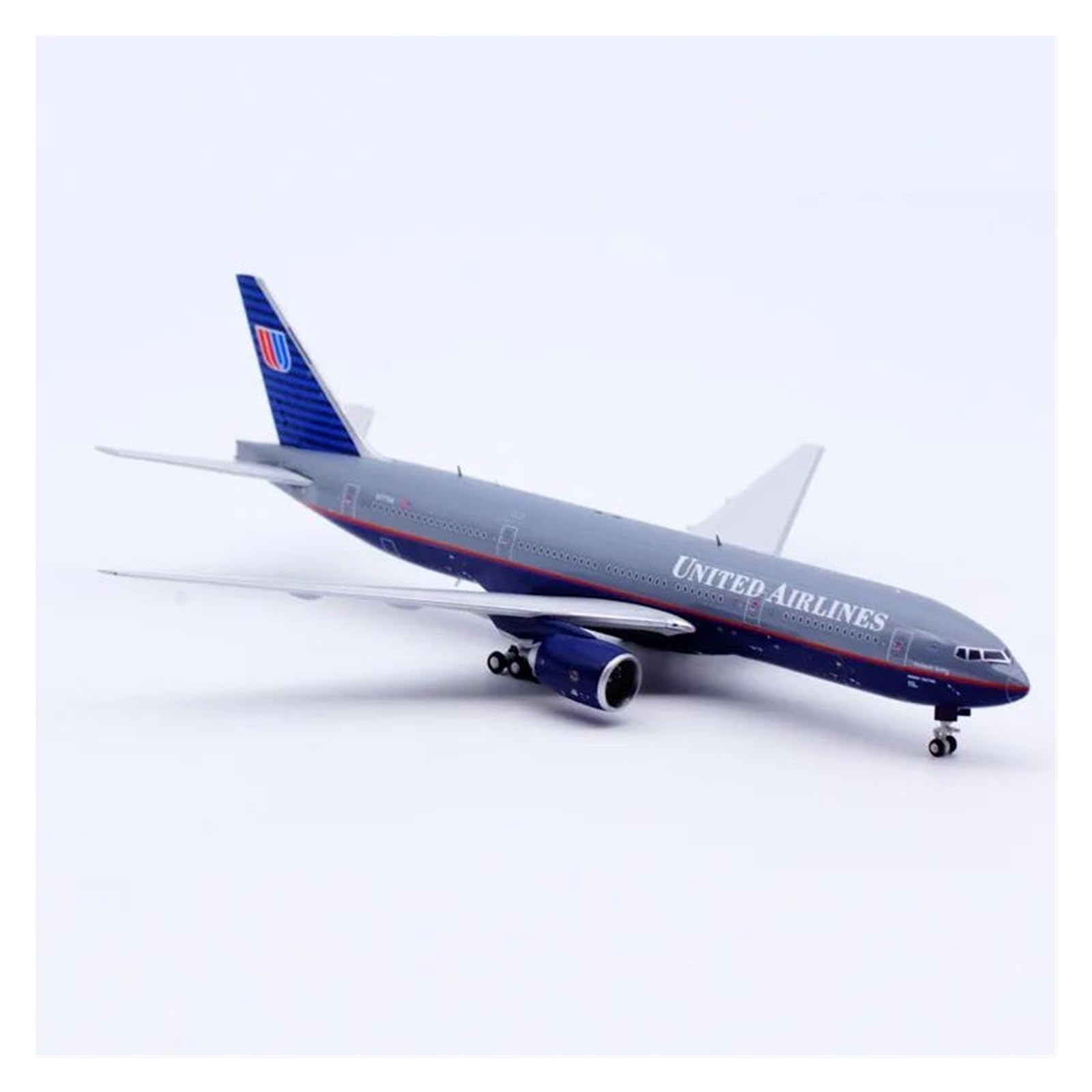 Skala samolotu 1:400 dla United Airlines Boeing B777-200 Model samolotu Diecast Alloy Model samolotu Model samolotu pasażerskiego Model nadaje się do wyświetlania