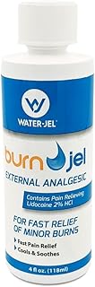 Water Jel Burn Dressing Cream, First Aid Sterile Burn Gel, 4 oz Bottle, 1 Pack, MS-46280