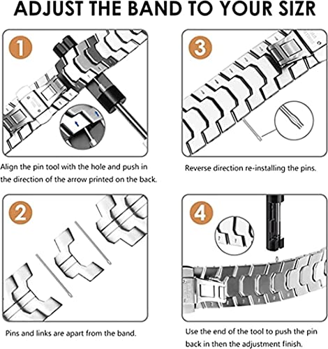 Boîtier et bracelet montre acier résistant pour éviter les rayures Apple Watch - 7