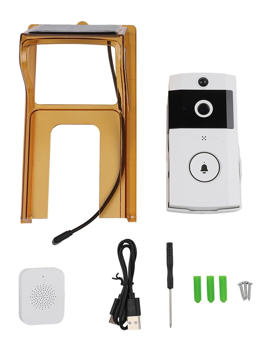 Campanello solare con copertura protettiva, citofono 2.4G