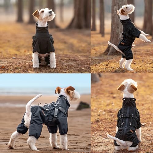 Couverture complète pour chien mouillé : imperméable réglable 3XL