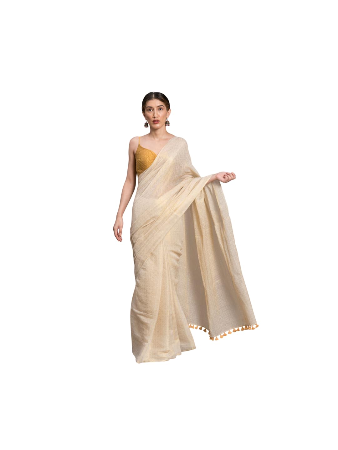 Suta Vaidehi Cotton Saree - Off White-picture-10