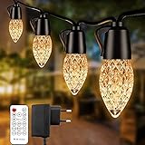 ➤【Energieeinsparung】 Jede Lampe verbraucht nur 1W, aber die Lebensdauer beträgt das 10- bis 20-fache der herkömmlichen Wolframlampen. Viel weniger Strom spart nicht nur Geld, sondern trägt auch zur Umwelt bei. Es ist ein ideales dekoratives Licht für Partys, Weihnachten, Hochzeiten, Geburtstage, Ostern und Halloween.