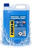 Rain-X Scheibenreiniger mit Regenabweiser Frostschutz bis -20 °C - 5L | Gebrauchsfertig - Hydrophobe Technologie für Klare Sicht - Entfernt Wirksam Schlamm, Insekten und Andere Verschmutzungen