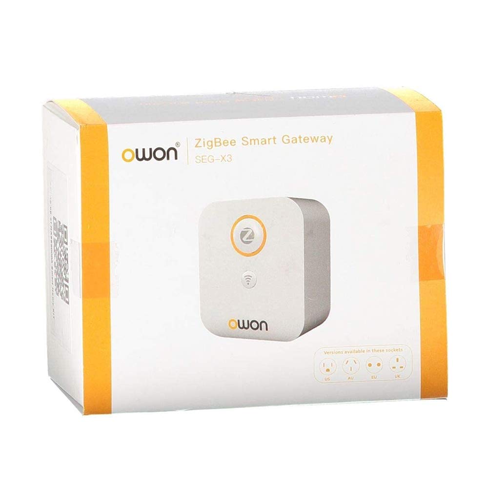 OWONZigBee Smart Energy Gateway BS Plug - For Smart Home and Office Automation - White