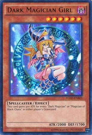 Amazon.com: Yu-Gi-Oh! - Dark Magician Girl - YGLD-ENB03 - Ultra