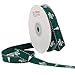 Laribbons 5/8" Wide Christmas Décor Cotton Ribbon 25 Yard/roll( Green )