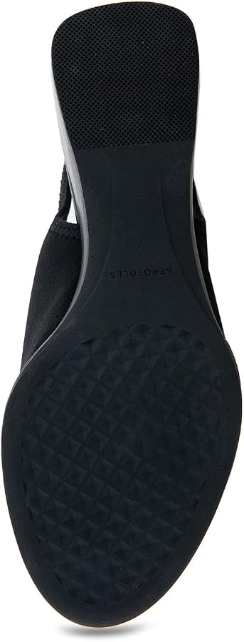 Sandalias De Cuña Aerosoles Wilma Para Mujer - Negro, Talla 37 EU | Elegantes Y Cómodas Para Verano