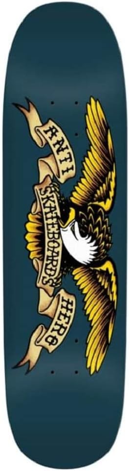 Anti Hero Skateboard Deck Shaped Eagle Blue Meanie 8.75 x 32.55 Navy
